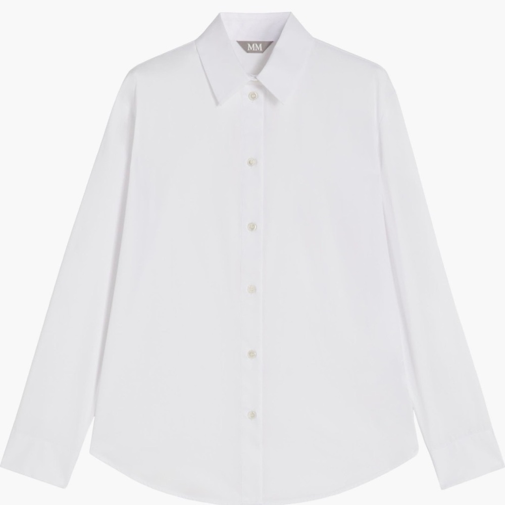 MaxMara Studio Doria Classic White Shirt NWT- size 16